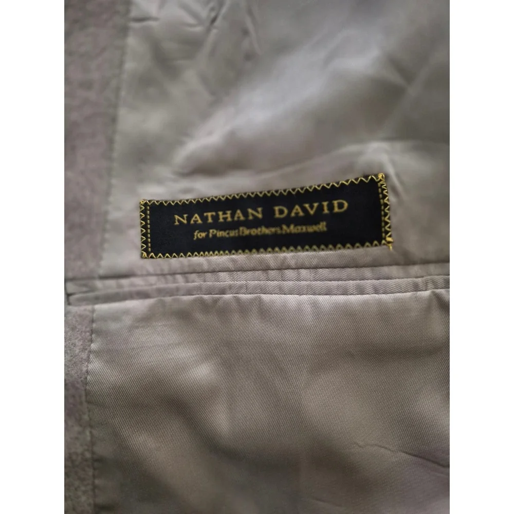 Nathan David Pincus Bros Maxwell Cashmere Blazer Mens Sport Coat Jacket 43R‎